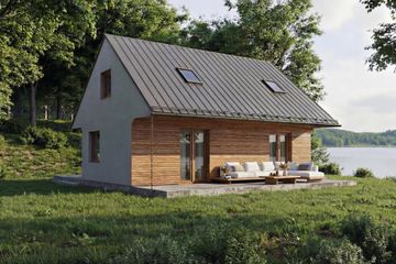  Projekt domu San 2 (GDE1070) - projekt domu parterowego z poddaszem - Zdjęcie 4