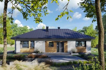  Projekt domu Aris Beta Pik (1911) (KRD3054) - projekt domu parterowego - Zdjęcie 2