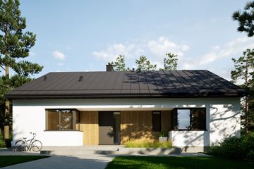  Projekt domu Mini 24 (wersja B) energo (WRC2812) - projekt domu parterowego - Zdjęcie 5