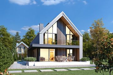  Projekt domu Malutki 11 (BSA2388) - projekt domu parterowego z poddaszem - Zdjęcie 6