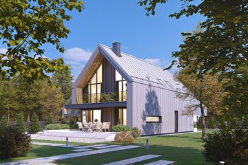  Projekt domu Malutki 11 (BSA2388) - projekt domu parterowego z poddaszem - Zdjęcie 3