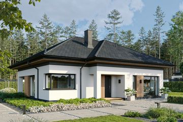  Projekt domu EG-106 wariant II (WWB1141) - projekt domu parterowego - Zdjęcie 1