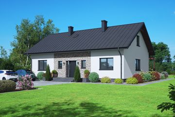  Projekt domu Arsenowo 1m (KRP2815) - projekt domu parterowego - Zdjęcie 2