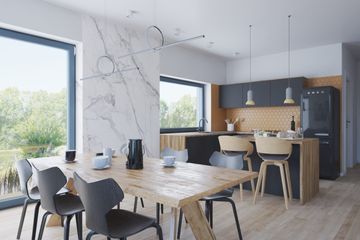  Projekt domu Podbrzezie ab (KRP2819) - projekt domu parterowego z poddaszem - Zdjęcie 3