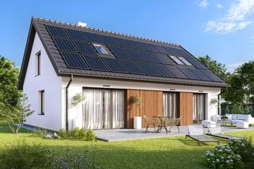  Projekt domu Warszawska stodoła (WRD3261) - projekt domu parterowego z poddaszem - Zdjęcie 1