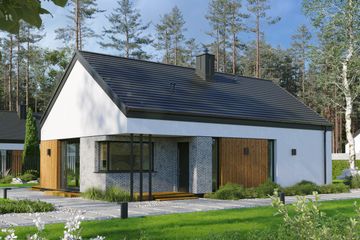  Projekt domu EG-95 wariant II (WWB1145) - projekt domu parterowego - Zdjęcie 1