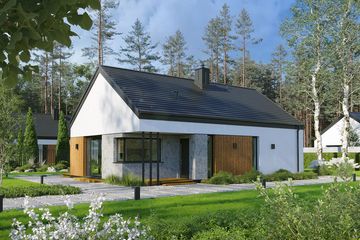  Projekt domu EG-95 wariant I (WWB1144) - projekt domu parterowego - Zdjęcie 2