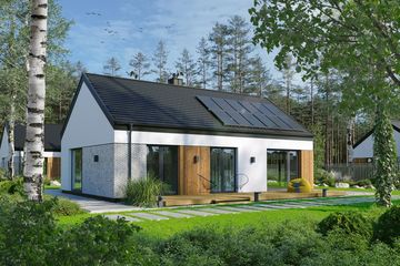  Projekt domu EG-95 wariant I (WWB1144) - projekt domu parterowego - Zdjęcie 3