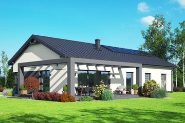  Projekt domu Akacjowo (KRP2813) - projekt domu parterowego - Zdjęcie 1