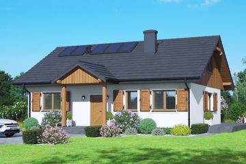  Projekt domu Polańczyk 6m (KRP2820) - projekt domu parterowego - Zdjęcie 1