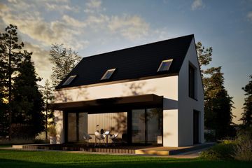  Projekt domu Mini 21 PLUS (wersja B) energo plus (WRC2808) - projekt domu parterowego z poddaszem - Zdjęcie 5