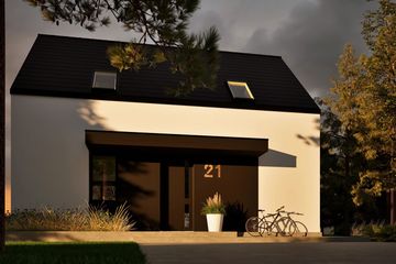  Projekt domu Mini 21 PLUS (wersja B) energo plus (WRC2808) - projekt domu parterowego z poddaszem - Zdjęcie 8