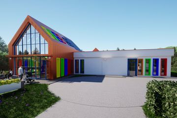  Projekt przedszkola Żłobek klub dziecięcy (GDI1000) - projekt przedszkola parterowego - Zdjęcie 1