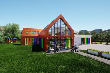  Projekt przedszkola Żłobek klub dziecięcy (GDI1000) - projekt przedszkola parterowego - Zdjęcie 3