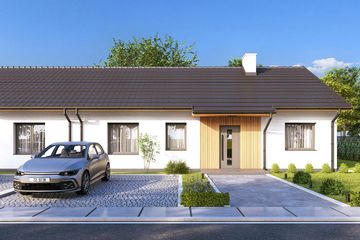  Projekt domu Ania - dwulokalowy PLP (WRD3273) - projekt domu parterowego - Zdjęcie 4