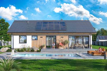  Projekt domu Nike 2 (WOE1200) - projekt domu parterowego - Zdjęcie 4