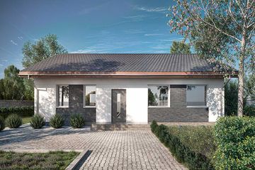  Projekt domu Jena DCB160 (WOB1785) - projekt domu parterowego - Zdjęcie 3