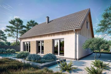  Projekt domu Vitez LMB161 (WOB1784) - projekt domu parterowego - Zdjęcie 4