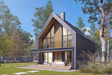  Projekt domu Malutki 10 (BSA2390) - projekt domu parterowego z poddaszem - Zdjęcie 3