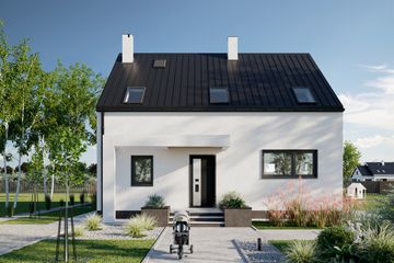  Projekt domu Sambor As Solo (1915) (KRD3052) - projekt domu parterowego z poddaszem - Zdjęcie 2