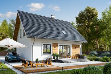  Projekt domu Aga Solo (1913) (KRD3053) - projekt domu parterowego z poddaszem - Zdjęcie 4