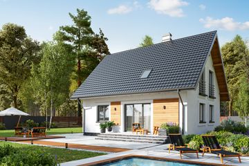  Projekt domu Aga Solo (1913) (KRD3053) - projekt domu parterowego z poddaszem - Zdjęcie 6