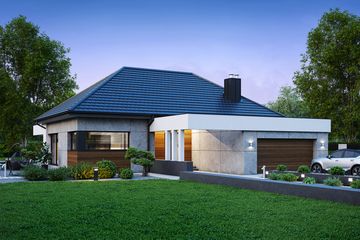  Projekt domu VK 31 (KRZ1115) - projekt domu parterowego - Zdjęcie 3