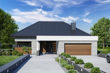  Projekt domu VK 31 (KRZ1115) - projekt domu parterowego - Zdjęcie 4