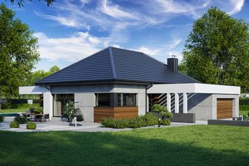  Projekt domu VK 31 (KRZ1115) - projekt domu parterowego - Zdjęcie 8