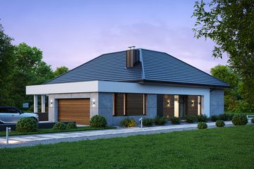  Projekt domu VK 31 (KRZ1115) - projekt domu parterowego - Zdjęcie 17