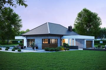  Projekt domu VK 31 (KRZ1115) - projekt domu parterowego - Zdjęcie 21