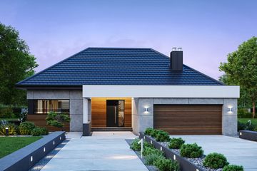  Projekt domu VK 31 (KRZ1115) - projekt domu parterowego - Zdjęcie 1