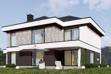  Projekt domu uA422 (WCB1578) - projekt domu z pełnym piętrem - Zdjęcie 3