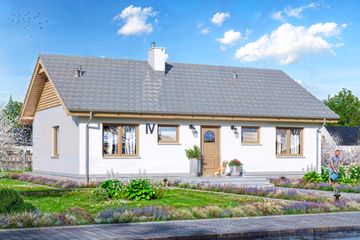  Projekt domu Tebe energo (WOE1201) - projekt domu parterowego - Zdjęcie 3