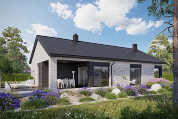  Projekt domu Daniel X G1 (wersja B) energo (WRC2804) - projekt domu parterowego - Zdjęcie 4