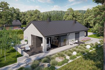  Projekt domu Daniel X G1 (wersja B) energo (WRC2804) - projekt domu parterowego - Zdjęcie 3