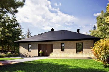  Projekt domu Mini 25 energo (WRC2806) - projekt domu parterowego - Zdjęcie 3