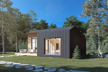  Projekt domu letniskowego Śmiałek 2 dr-S (BSA2392) - projekt domu letniskowego parterowego - Zdjęcie 5