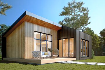  Projekt domu letniskowego Śmiałek 2 dr-S (BSA2392) - projekt domu letniskowego parterowego - Zdjęcie 6