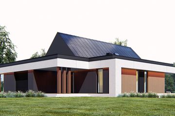  Projekt domu uA437 (WCB1580) - projekt domu parterowego - Zdjęcie 3