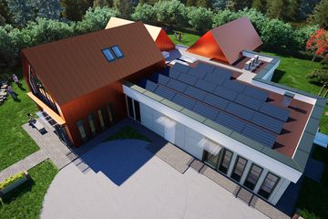  Projekt budynku usługowego Centrum integracji społecznej (GDI1001) - projekt budynku parterowego - Zdjęcie 13