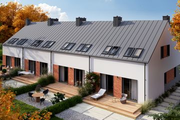  Projekt domu Eco 17 szereg (WOZ1073) - projekt domu parterowego z poddaszem - Zdjęcie 3