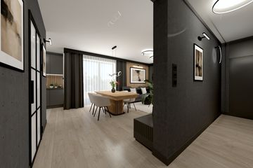 Projekt domu Ka215 - parterowy dom o powierzchni 69,86 m², dach płaski - ujęcie 3