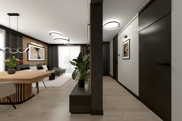 Projekt domu Ka215 - parterowy dom o powierzchni 69,86 m², dach płaski - ujęcie 4