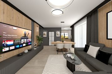 Projekt domu Ka215 - parterowy dom o powierzchni 69,86 m², dach płaski - ujęcie 8