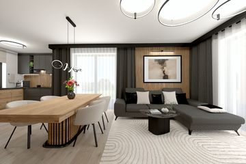 Projekt domu Ka215 - parterowy dom o powierzchni 69,86 m², dach płaski - ujęcie 10