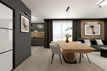 Projekt domu Ka215 - parterowy dom o powierzchni 69,86 m², dach płaski - ujęcie 11