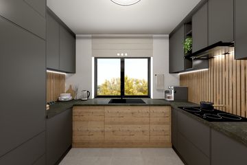 Projekt domu Ka215 - parterowy dom o powierzchni 69,86 m², dach płaski - ujęcie 13