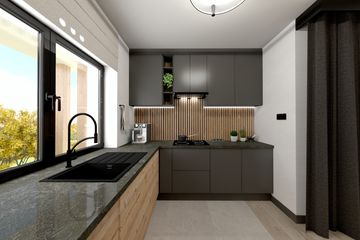 Projekt domu Ka215 - parterowy dom o powierzchni 69,86 m², dach płaski - ujęcie 14