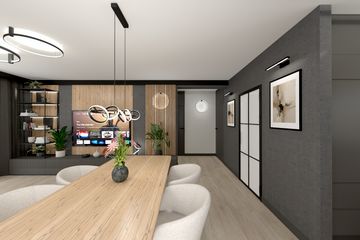 Projekt domu Ka215 - parterowy dom o powierzchni 69,86 m², dach płaski - ujęcie 17